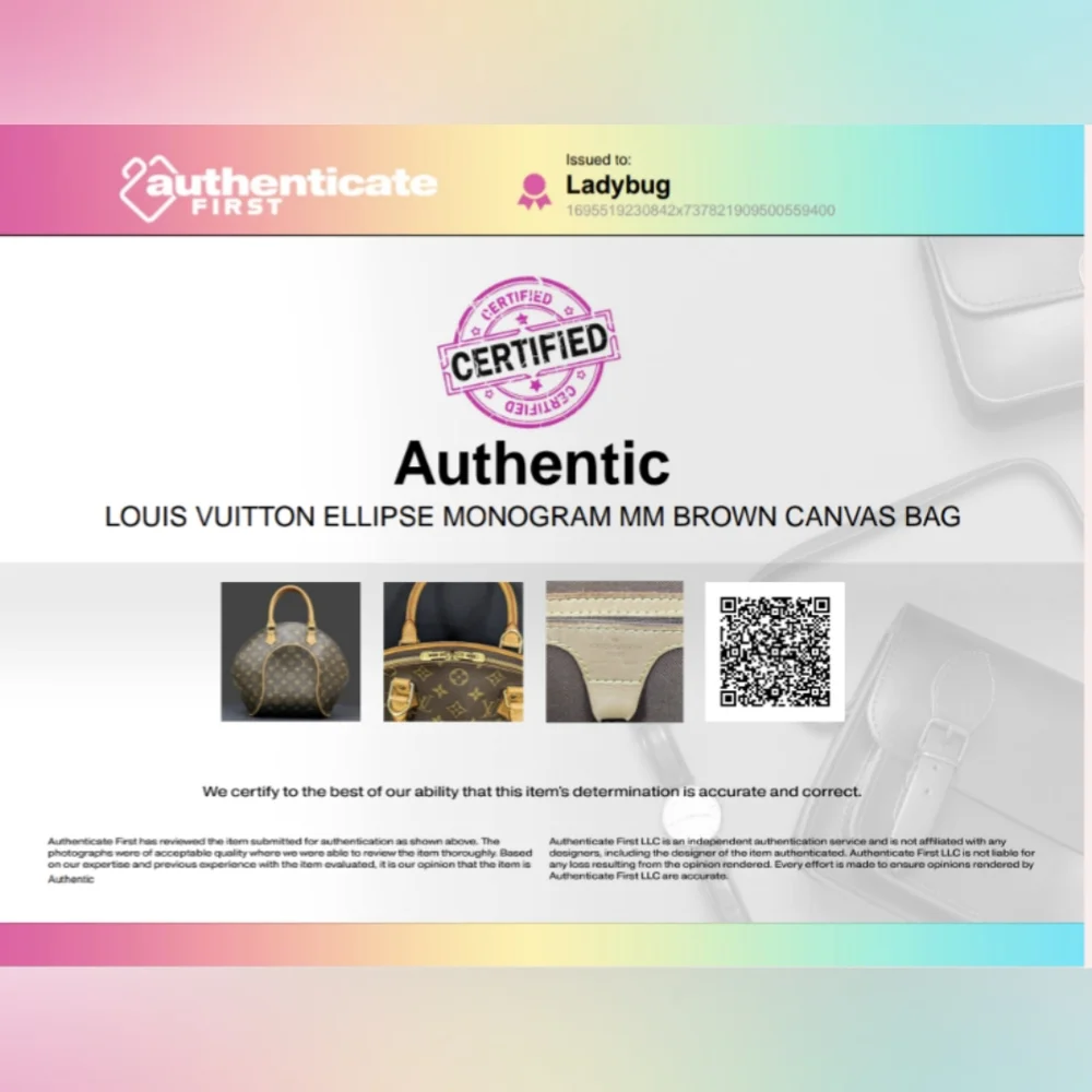 ✨Louis Vuitton✨  Ellipse monogram MM brown canvas Bag - Picture 5 of 17